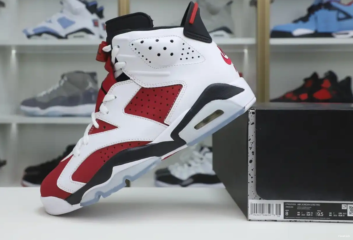 RETRO 6 'CARMINE' JORDAN AIR 2021 OG 0704